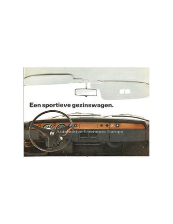1968 VOLKSWAGEN 411 BROCHURE NEDERLANDS, Ophalen of Verzenden, Nieuw