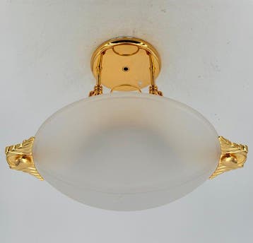 Plafondlamp - Spinnenontwerp - Messing, Kristal, Nieuw