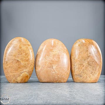 Perzikmaansteen Freiformen-set – Drie warme
