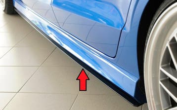 Side skirts Diffuser voor Audi S3 8V / A3 8V S line Cabrio, Ophalen of Verzenden