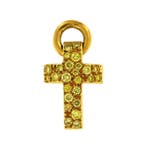 Hanger - 18 karaat Geel goud - 0.48ct. tw. Diamant