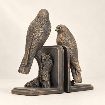 Serre-livres (2) - Résine - Porte-livres oiseau