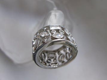 Zilver - Ring - Art Deco-stijl
