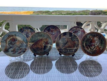Decoratief ornament (7) - Franklin Mint - Thema: Tijgers en