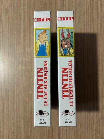 Tintin - Citel - 2 cassettes VHS - Le temple du soleil + Le