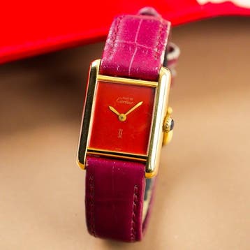 Cartier - Tank Must de Cartier Red Dial - 4321 - Unisex -