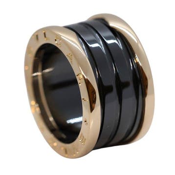 Bvlgari - Ring - B.zero 1 - 18 karaat Roségoud, Keramiek, Nieuw