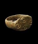 Oud-Romeins Romeinse ring van brons - 100/200 na Chr.