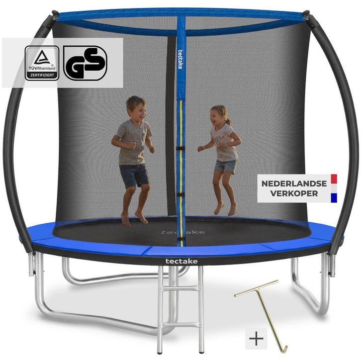 Trampoline Jumpy met veiligheidsnet - 244 cm, Enfants & Bébés, Jouets | Extérieur | Trampolines, Envoi