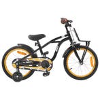 vidaXL Kinderfiets 16 Inch voor 4-6 jaar oud Zwart, Fietsen en Brommers, Verzenden, Nieuw