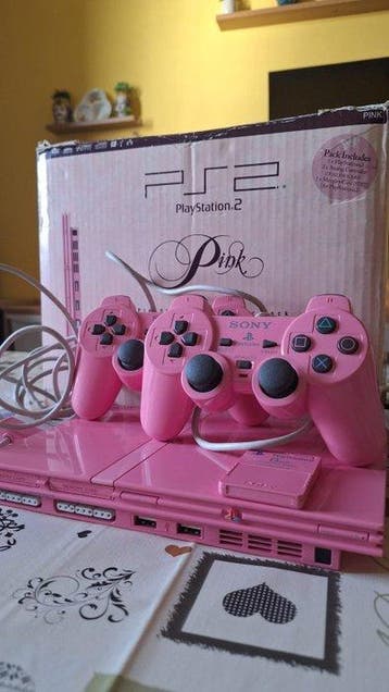 Sony - PlayStation 2 Slim SCPH-77004 - PlayStation 2 Pink