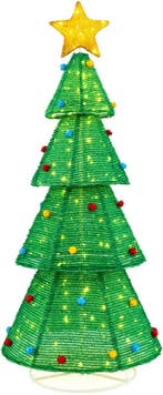 Kerstboom met verlichting - Kunstkerstboom - 190 cm - Met st, Verzenden, Nieuw