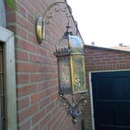 Large Wall Candle Lantern - 87 cm - Lantaarn - Glas, Metaal