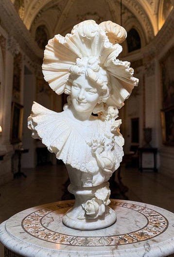 Ferdinando Vichi (1875-1945) - Buste, Dama dei Fiori • Busto
