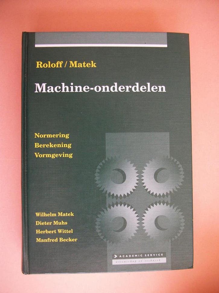 Roloff/matek machine-onderdelen 9789062339020, Boeken, Techniek, Gelezen, Verzenden