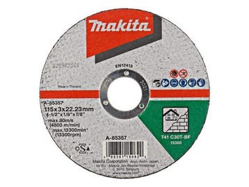 Veiling - 15x Makita Doorslijpsch. 115X3,0Mm Steen A-85357, Nieuw