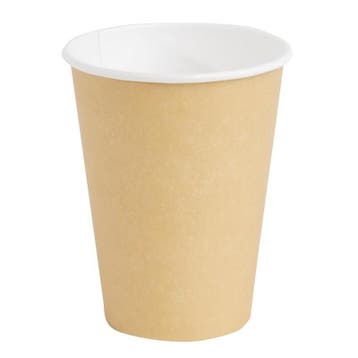 Koffiebekers enkelwandig lichtbruin 34cl | 1000 stuks |, Verzenden, Nieuw in verpakking