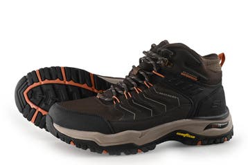 Skechers Wandelschoenen in maat 45 Bruin, Kleding | Heren, Schoenen, Bruin, Verzenden, Zo goed als nieuw, Skechers