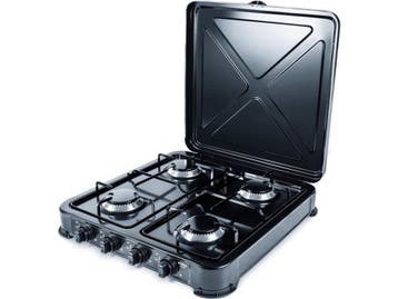 Promis KG400C - Camping kookplaat 4 branders - 3,71 kW -, Verzenden, Nieuw