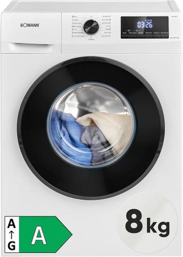 Bomann WA7185.1 - Wasmachine - 8 kg - 1400 tpm -, Ophalen of Verzenden