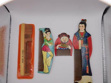 Themacollectie - Houten Shubi-kammen-set