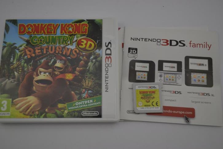 Donkey Kong Country Returns 3D (3DS HOL), Games en Spelcomputers, Games | Nintendo 2DS en 3DS