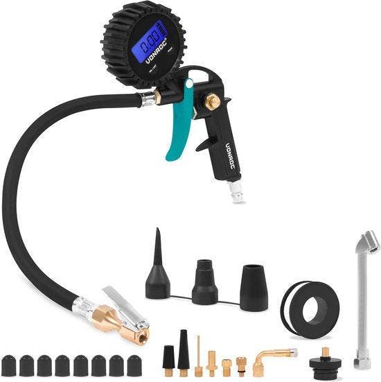 2dekans | VONROC PRO Bandenpomp - Fietspomp - 3-in-1:, Bricolage & Construction, Outillage | Autres Machines, Enlèvement ou Envoi