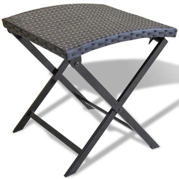 Rattan Kruk zwart | Tweede kansje | OP = OP, Verzenden, Zo goed als nieuw, Staal