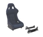 Kit Baquet Backet Fixa Speedway Preta Style Evo, Verzenden