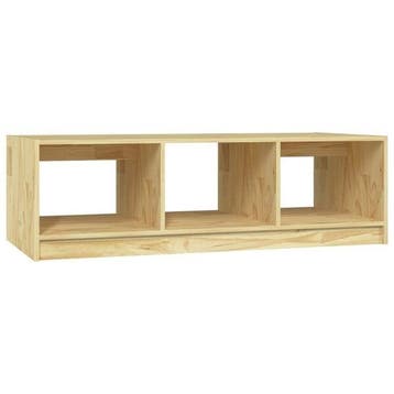 Table basse pin 110x50cm - Retour client -38% (salontafel), Verzenden, Modern