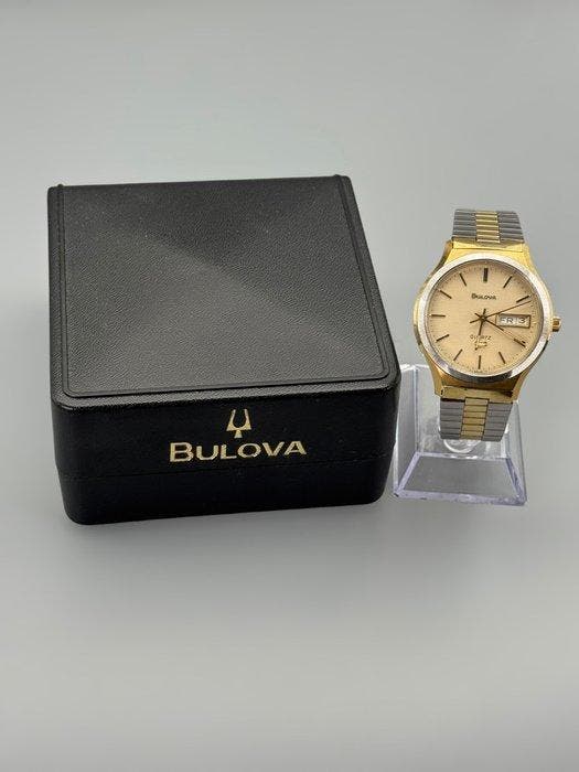 Bulova - N9 Vintage Dresswatch – Two Tone Gold Plated –, Handtassen en Accessoires, Horloges | Heren