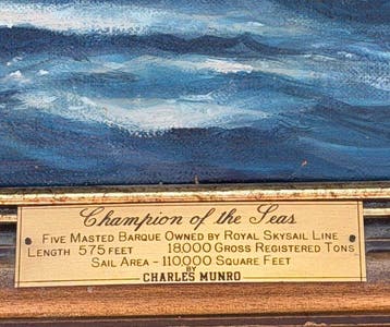 Charles Munro (1949-2008) - Portrait of ‘Champion of the