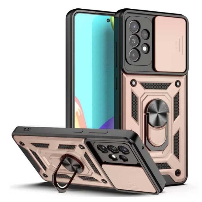 Samsung Galaxy S22 Ultra - Armor Hoesje met Kickstand en, Telecommunicatie, Mobiele telefoons | Hoesjes en Screenprotectors | Samsung