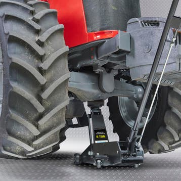 Datona Werkplaatskrik 8 ton met hoge assteunen 12 ton -, Auto diversen, Krikken, Ophalen of Verzenden, Nieuw