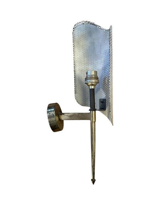 Wandkandelaar (2) - Metaal, Messing, Aluminium, Antiquités & Art, Antiquités | Éclairage