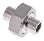 Union Connecteur droit 13.5mm Extrémité à souder Acier, Verzenden