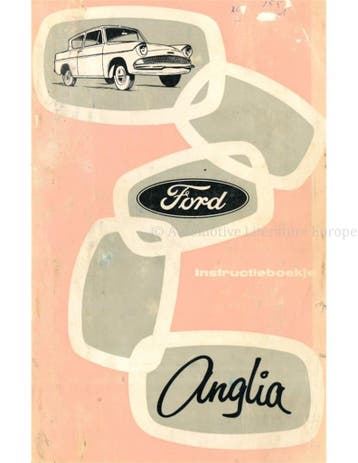 1962 FORD ANGLIA INSTRUCTIEDBOEKJE NEDERLANDS, Vêtements | Hommes