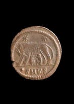Oud-Romeins Brons Constantijn I Urbs Roma herdenkingsfollis