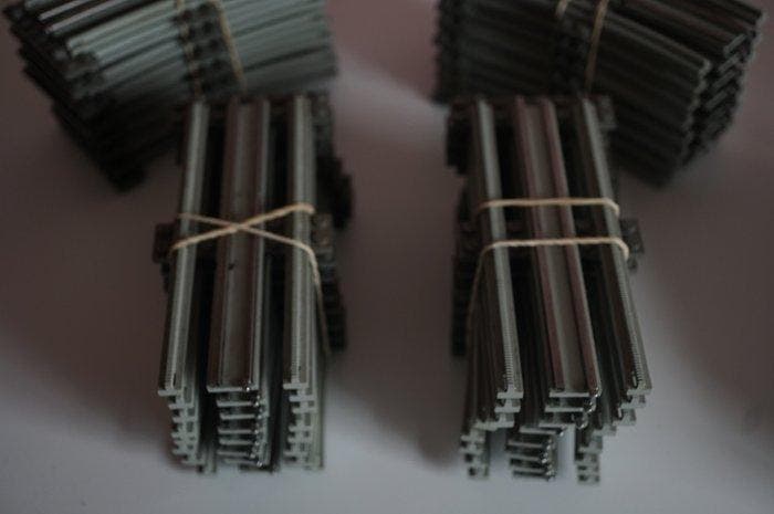 Lego Set - Train - 7850-1 8 Straight Rails Gray 4.5v, 7851-1, Kinderen en Baby's, Speelgoed | Duplo en Lego