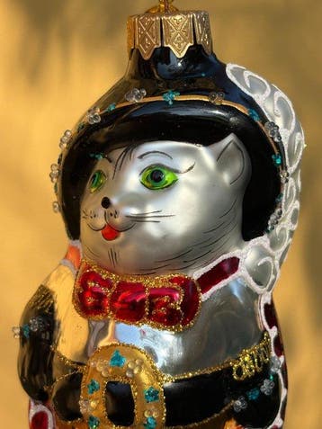 B. Müller: gelaarsde kat sprookjesfiguur - Boules de Noël -, Nieuw