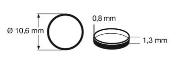 fleischmann 648005 Traction tyre 1 (pcs/stuks/Stück) H0., Overige merken, Gelijkstroom, Verzenden, Overige typen