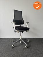 BMA Axia - 2.5 hoge rug met zwarte zitting - zwarte netweave, Werkplek, Ophalen of Verzenden, Gebruikt, Stoel