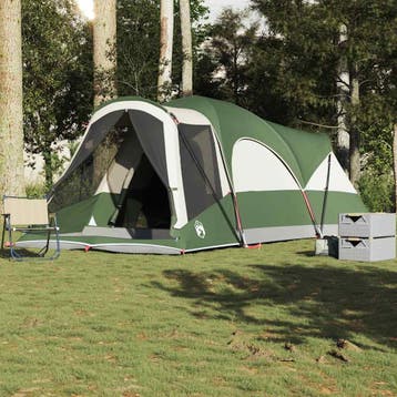 vidaXL Tunneltent 8-persoons waterdicht groen, Verzenden, Nieuw
