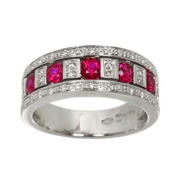 Damiani - Ring - 18 karaat Witgoud, Nieuw