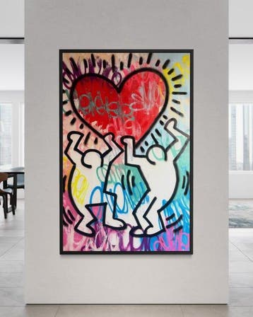 Gunnar Zyl - Heart / Keith Haring & Zyl XXL
