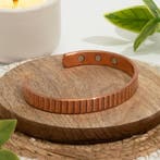 Koperen gezondheids-klemarmband met 6 magneten, Ophalen of Verzenden