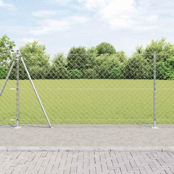 vidaXL gaashek met betonnen voetstuk 10 x 1,2 m, Verzenden, Nieuw