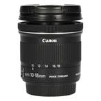 Canon EF-S 10-18mm f/4.5-5.6 IS STM met garantie, Ophalen of Verzenden, Gebruikt