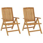 Verstelbare Teakhouten Stoelen | Tweede Kansje | OP = OP, Verzenden