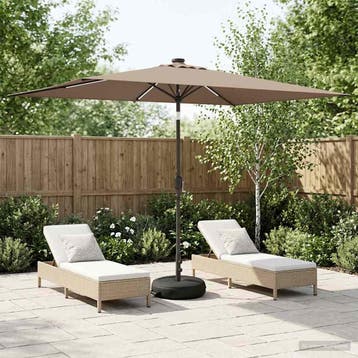 vidaXL Tuinhaard met LED-verlichting en basis 200 x 300 cm, Verzenden, Nieuw